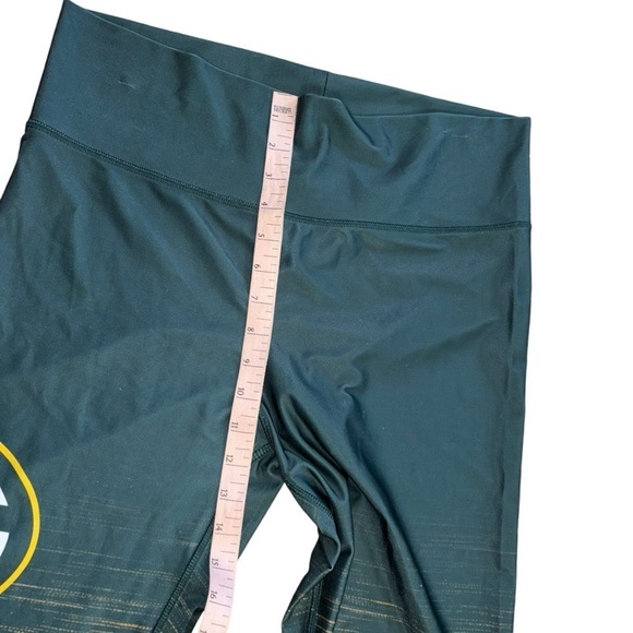 Green Bay Packers NFL Leggings Women’s L Football Wisconsin Activewear Stretchy - Picture 10 of 13